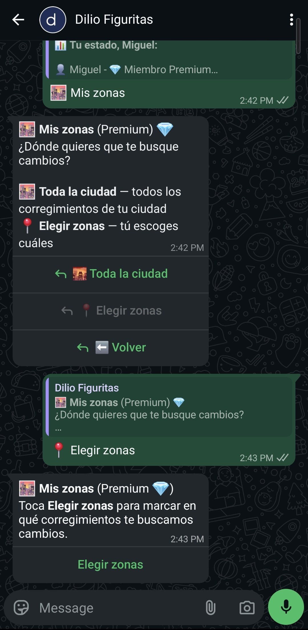 Mis Zonas, paso 1