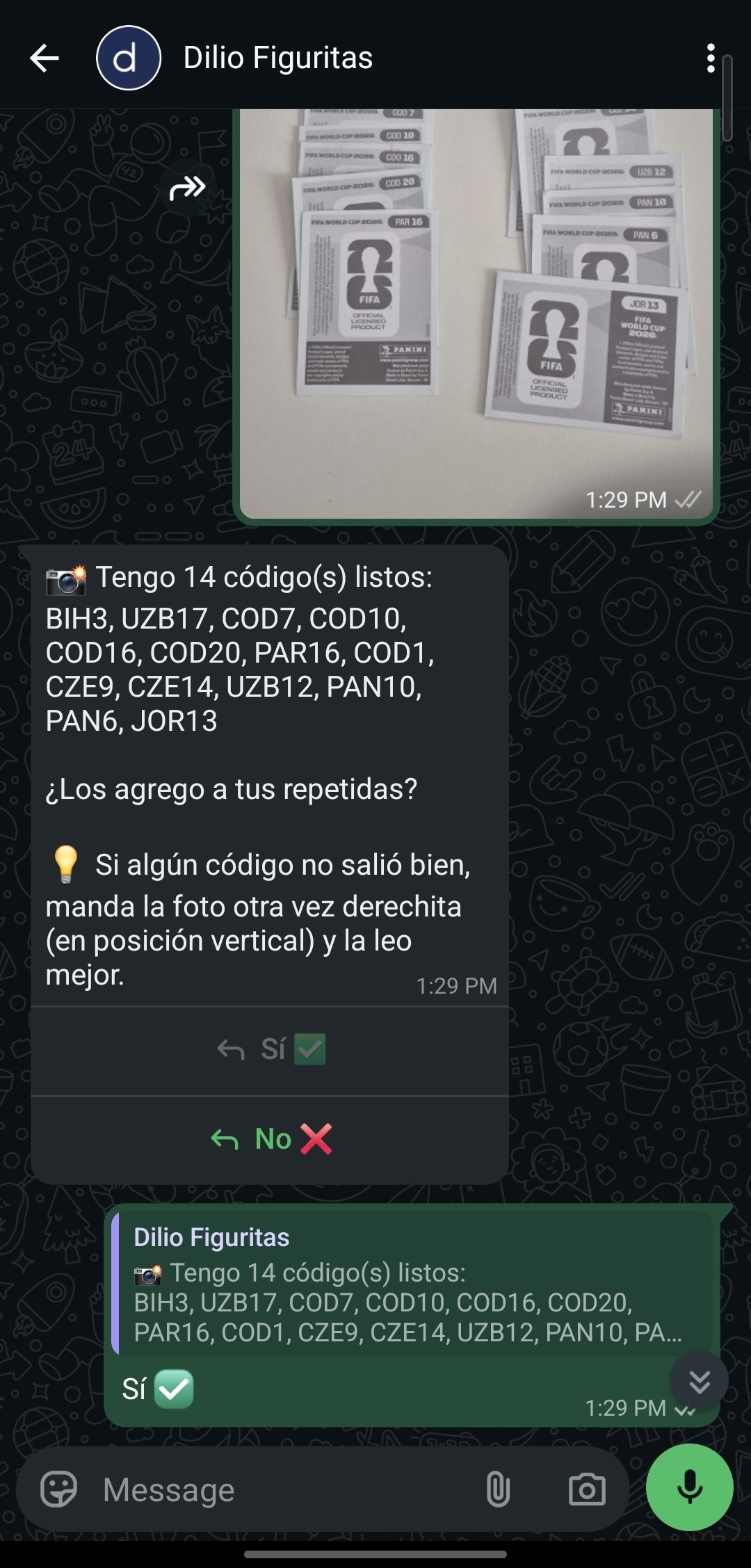 Escaneo de figuritas con IA
